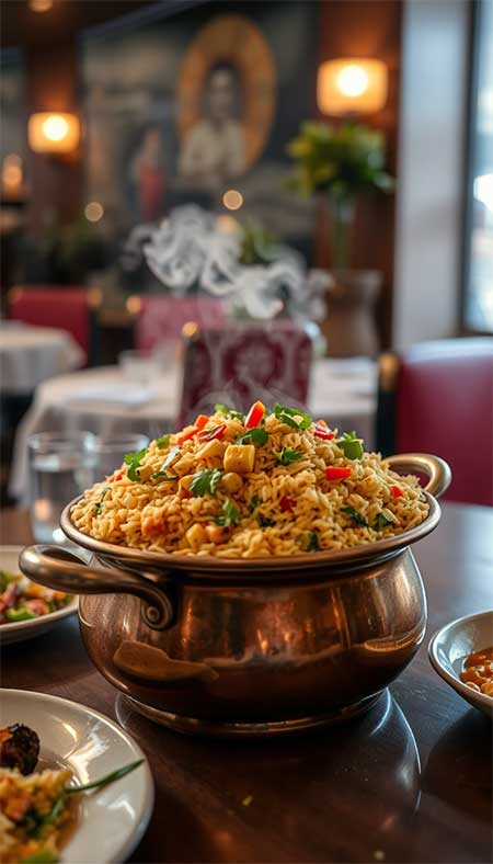 Veg Tofu Biryani